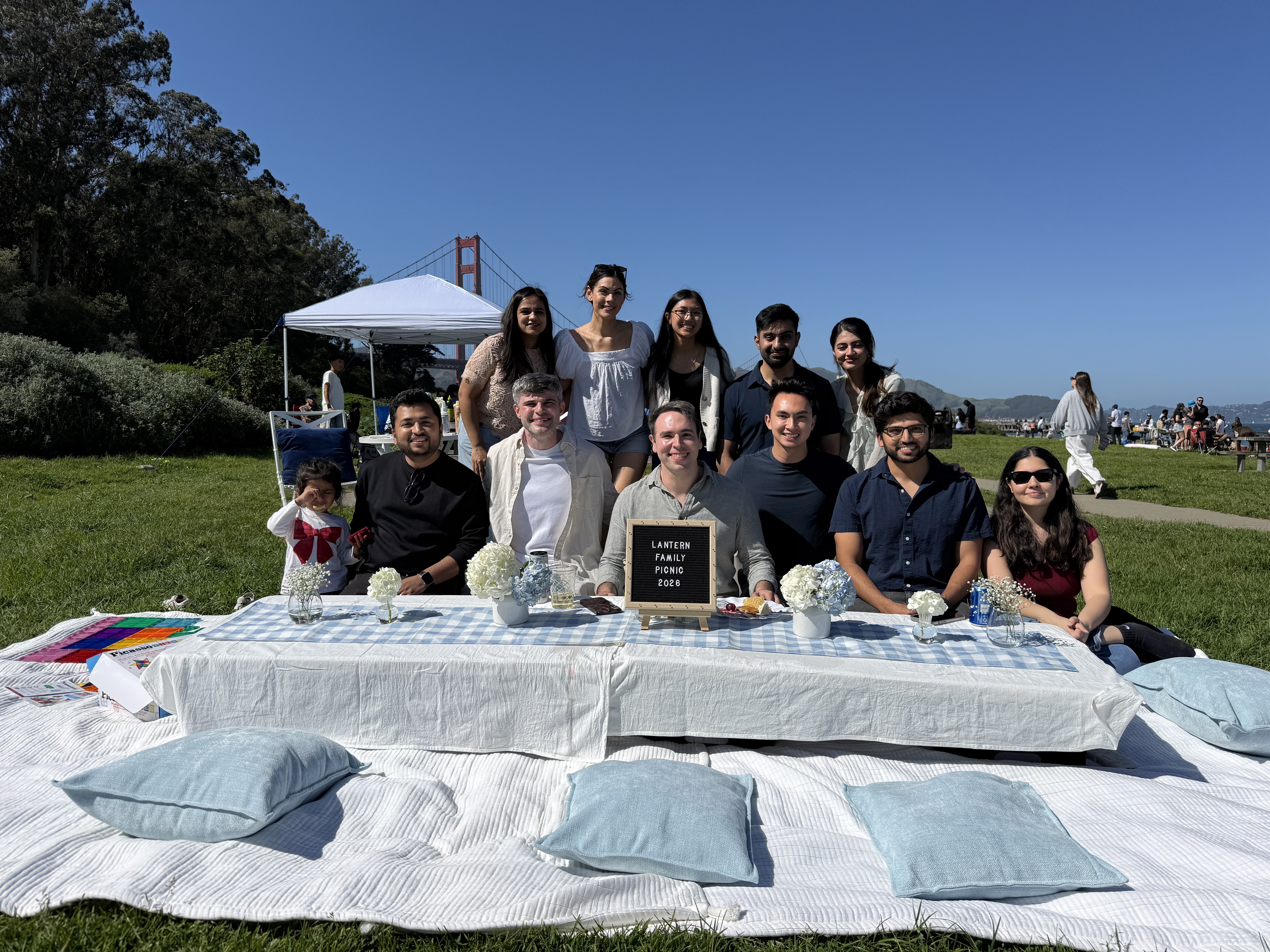 Lantern family picnic